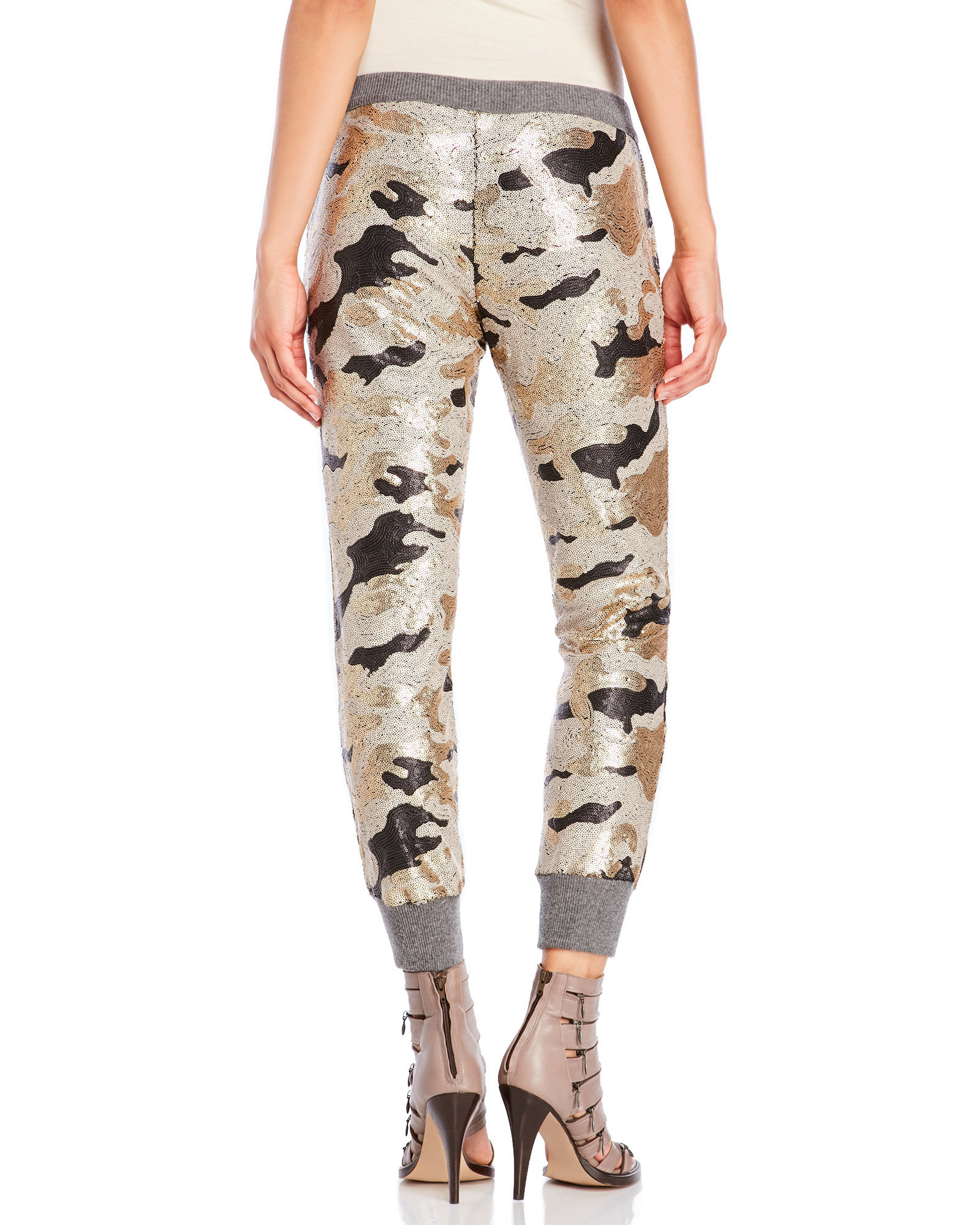 Lyst Manila Grace Sequin Camouflage Drawstring Pants